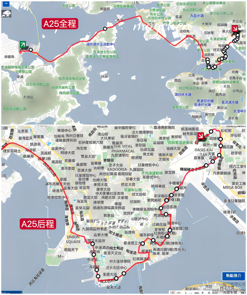 探索香港618路小巴,便捷之旅的路线图高清解析香港618路小巴路线图高清图片大全