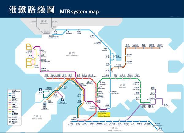 香港68X巴士路线图高清中文版详解香港68a巴士路线图