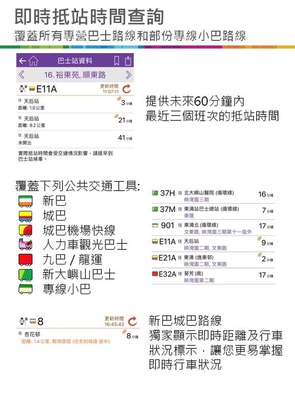 香港618小巴路线图最新版中文官方指南香港68a巴士路线图